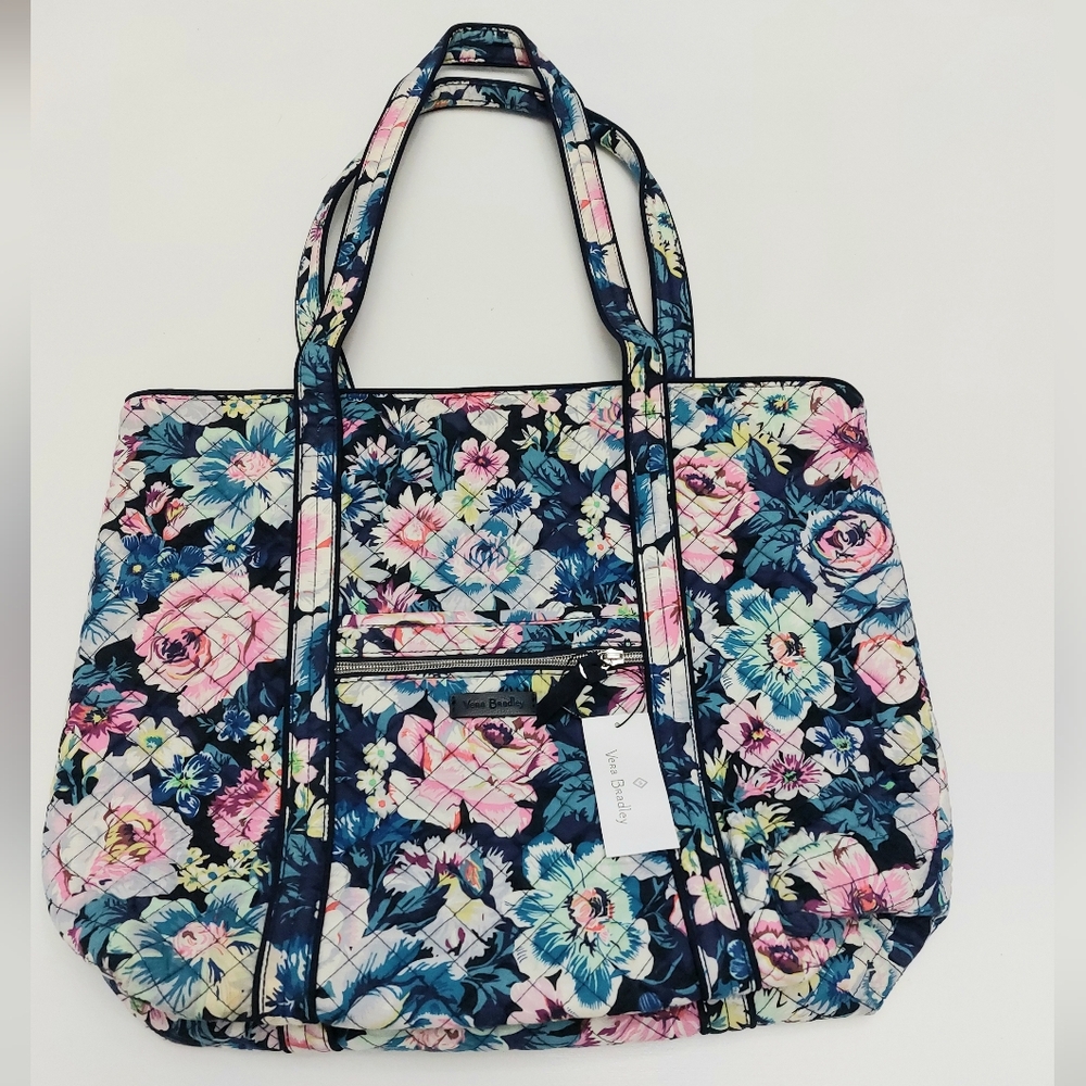 Vera Bradley - Iconic Vera XL Large Tote Bag - Garden Grove NWT